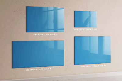 Dry erase magnetic board Blue color