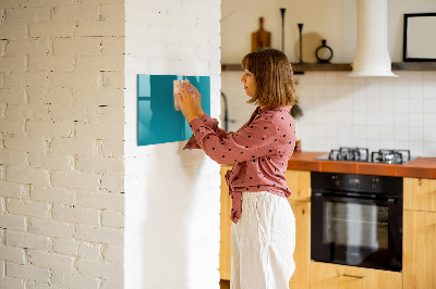 Magnetic board with marker Sea color