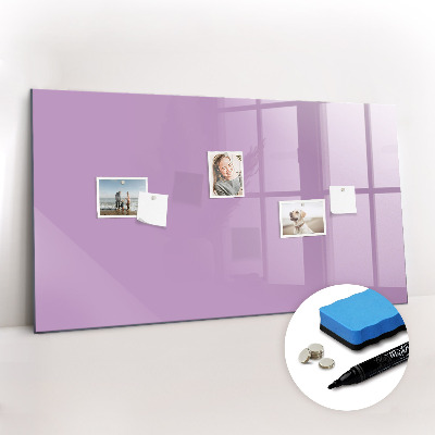 Magnetic dry erase board Lilac color