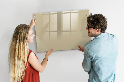Magnetic dry erase board Beige color