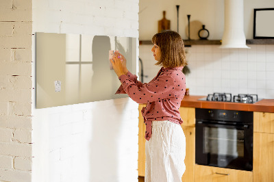 Magnetic board for drawing Beige color