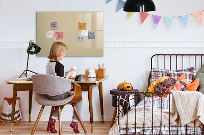 Magnetic dry erase board Beige color
