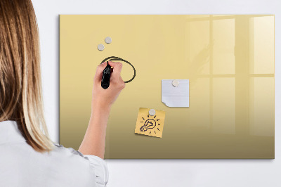 Dry erase magnetic board Cream color
