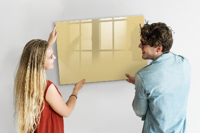 Dry erase magnetic board Cream color