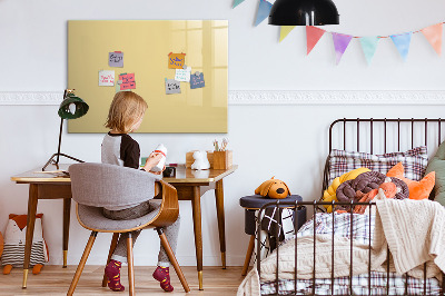 Dry erase magnetic board Cream color