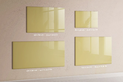 Dry erase magnetic board Cream color