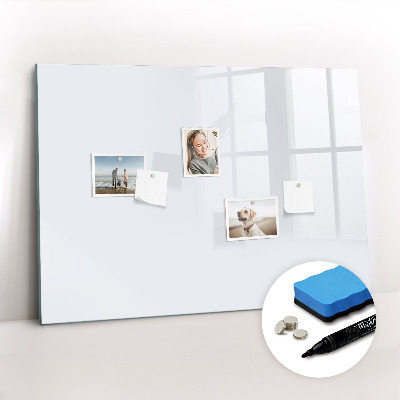 Magnetic board for writing Dark color white