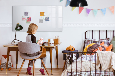 Magnetic board for writing Dark color white