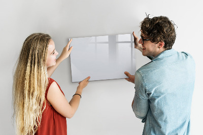 Magnetic board for writing Dark color white