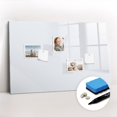 Magnetic board for writing Dark color white