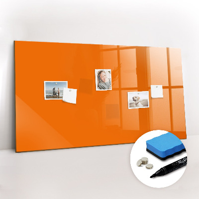 Dry erase magnetic board Orange