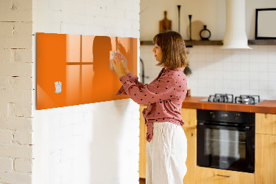 Dry erase magnetic board Orange