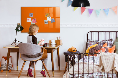 Dry erase magnetic board Orange