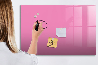 Magnetic dry erase board Pink