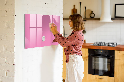 Magnetic dry erase board Pink