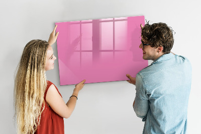 Magnetic dry erase board Pink