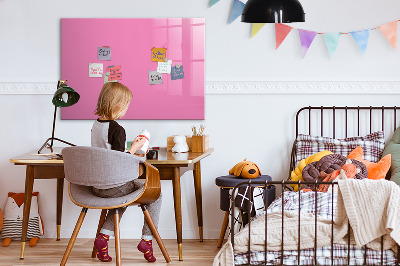 Magnetic dry erase board Pink
