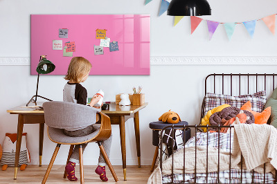 Magnetic dry erase board Pink