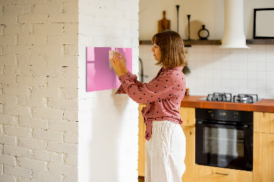 Magnetic dry erase board Pink