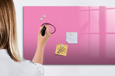 Magnetic dry erase board Pink