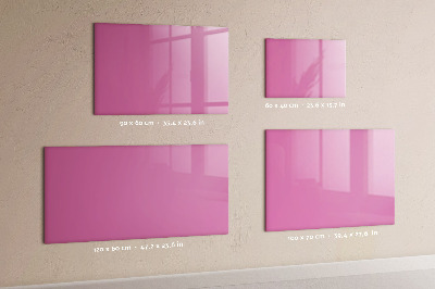 Magnetic dry erase board Pink