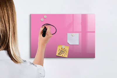 Magnetic dry erase board Pink