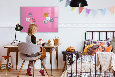 Magnetic dry erase board Pink