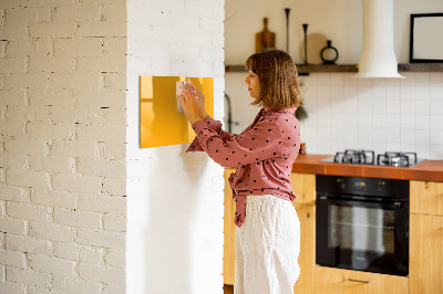 Magnetic board for writing Golden yellow