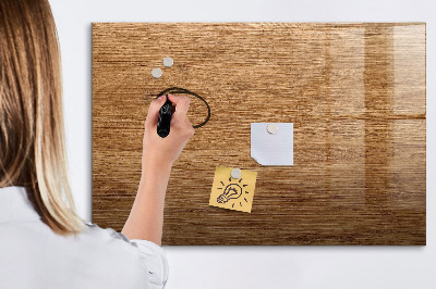Magnetic dry erase board Light Wood