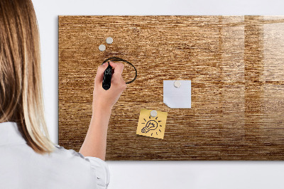 Magnetic dry erase board Light Wood