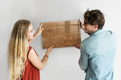 Magnetic board for drawing Light Wood