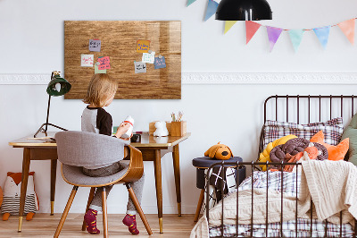 Magnetic dry erase board Light Wood