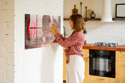 Dry erase magnetic board Peppers