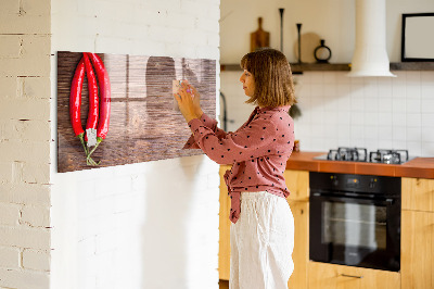 Dry erase magnetic board Peppers