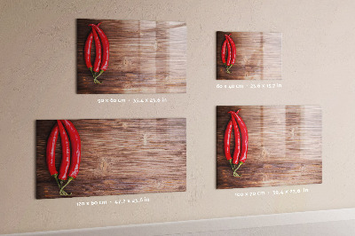 Dry erase magnetic board Peppers