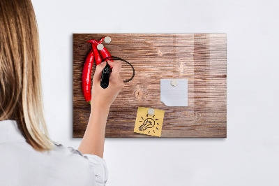 Dry erase magnetic board Peppers