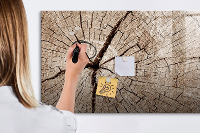 Magnetic dry erase board Old Wood Trunk