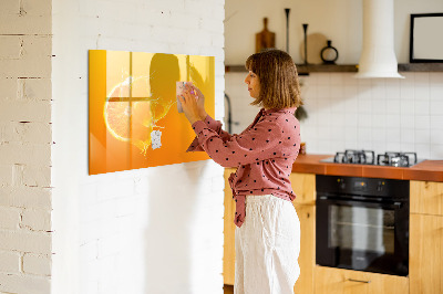 Dry erase magnetic board Orange