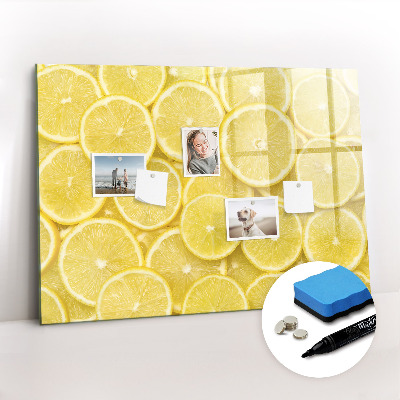 Dry erase magnetic board Weekly menu