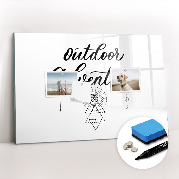 Magnetic dry erase board Outdoor Adventure