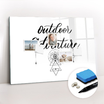 Magnetic dry erase board Outdoor Adventure