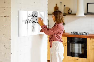 Magnetic dry erase board Outdoor Adventure