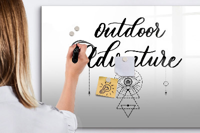 Magnetic dry erase board Outdoor Adventure