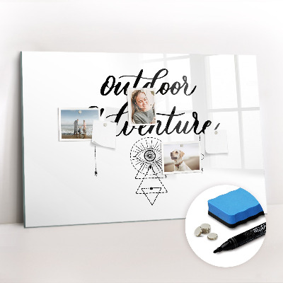 Magnetic dry erase board Outdoor Adventure