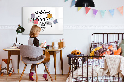 Magnetic dry erase board Outdoor Adventure