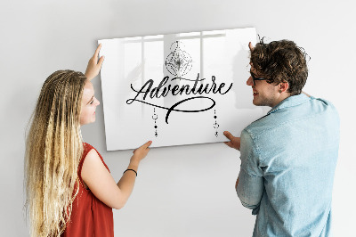 Dry erase magnetic board Adventure