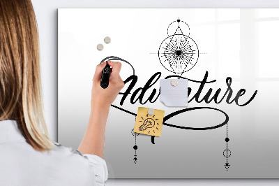 Dry erase magnetic board Adventure