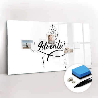 Dry erase magnetic board Adventure