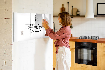 Dry erase magnetic board Adventure