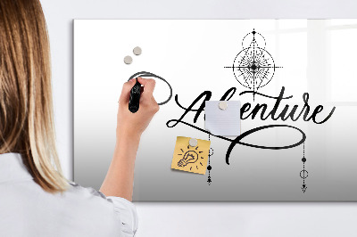 Dry erase magnetic board Adventure